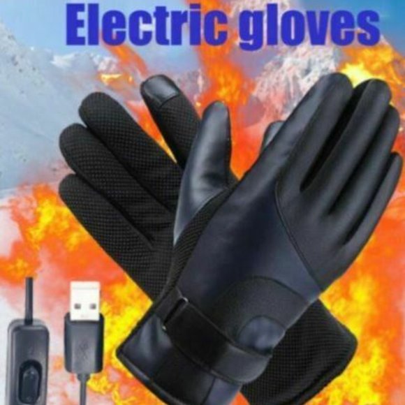 UNISEX USB HEATED WATERPROOF MOTORCYCLE GLOVES - Picture 1 of 4
